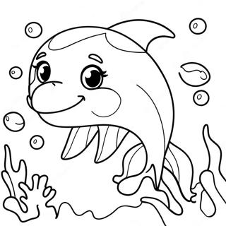 Barbie Dolphin Magic Coloring Pages