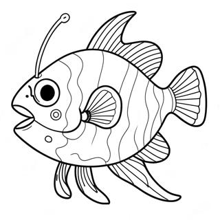 Angler Fish Coloring Pages