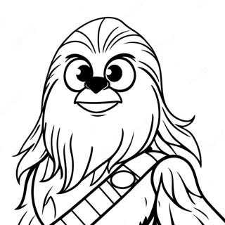 Chewbacca Angry Bird Coloring Page 52764-41738