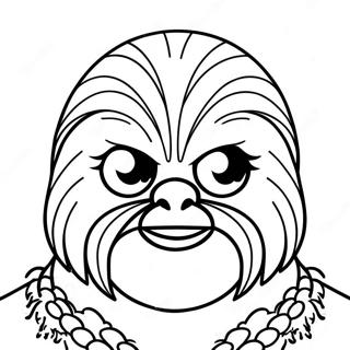 Chewbacca Angry Bird Coloring Page 52764-41739