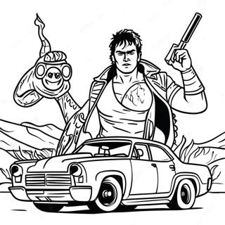 Mad Max Coloring Pages