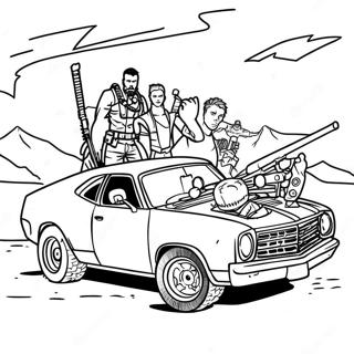 Mad Max Fury Road Coloring Page 52783-41756