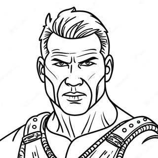 Fierce Mad Max Warrior Coloring Page 52784-41752