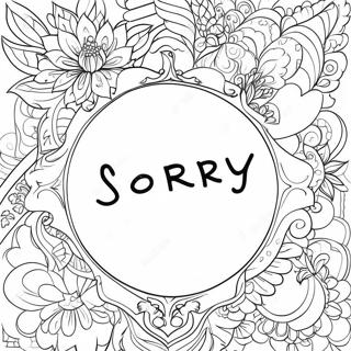 Sorry Coloring Page 52803-41775