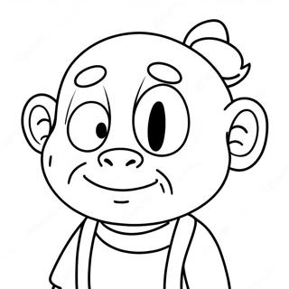 Apologetic Cartoon Character Sorry Coloring Page 52804-41778