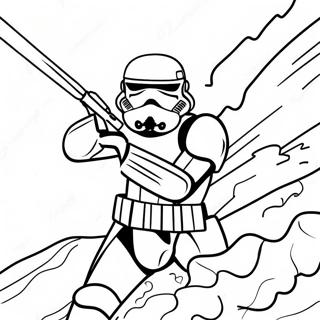 Página Para Colorir Da Épica Batalha De Storm Troopers 5281-4197