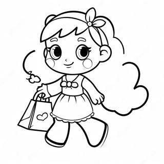 Shoppies Coloring Page 52843-41802