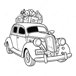 Christmas Car Coloring Page 52853-41822