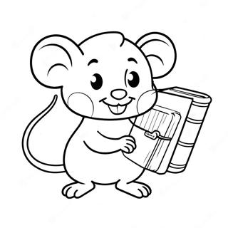 If You Take A Mouse To School Coloring Pages