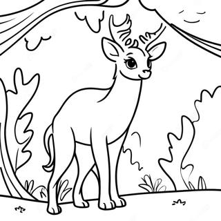 Silhouette Coloring Pages