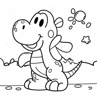 Yoshi's Crafted World Coloring Pages