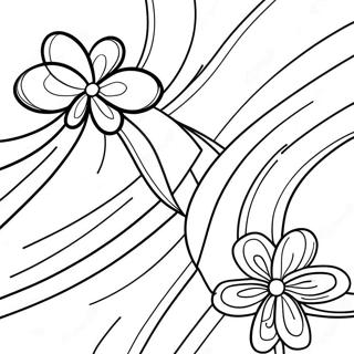 Colorful Ribbons In The Wind Coloring Page 52974-41916