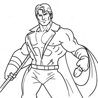 Action Heroes Coloring Page 52993-41919