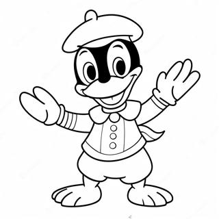 Donald And Daisy Duck Coloring Pages