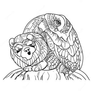 Animal To Paint Coloring Pages