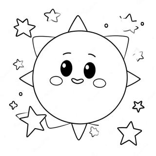 Moon And Stars Coloring Page 53073-41978