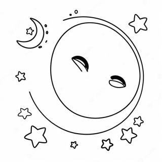 Moon And Stars Coloring Page 53073-41980