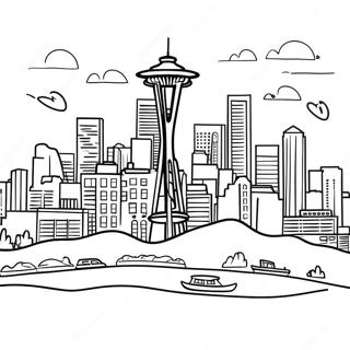 Seattle Coloring Pages