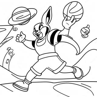 Space Jam Coloring Page 530-418