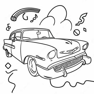 Oldies Music Coloring Page 53103-42018