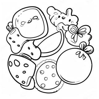 Colorful Jolly Rancher Shapes Coloring Page 53134-42026