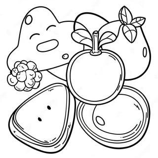 Colorful Jolly Rancher Shapes Coloring Page 53134-42028