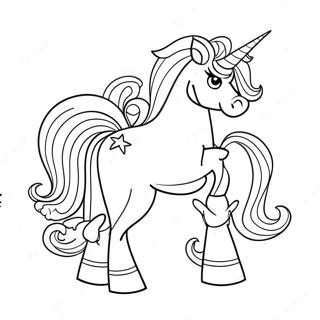 Gender Neutral Unicorn Coloring Page 53143-42038