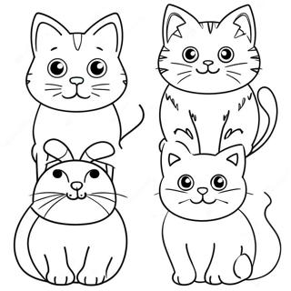 Cats Coloring Page 53153-42055