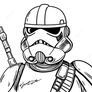 Scout Trooper Coloring Pages