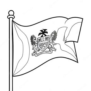 Levende Haiti Vlag Kleurplaat 53174-42074