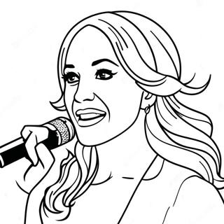 Carrie Underwood Coloring Pages