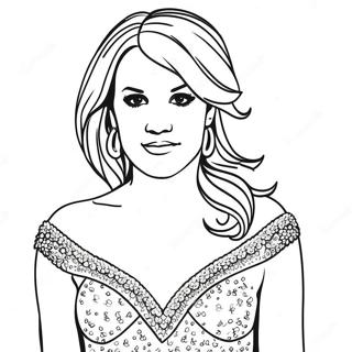 Carrie Underwood Coloring Pages