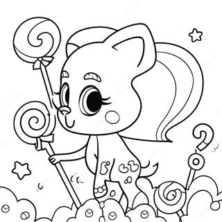 Colorful Candy Lisa Frank Coloring Page 53283-42189