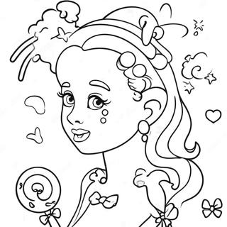 Colorful Candy Lisa Frank Coloring Page 53283-42190