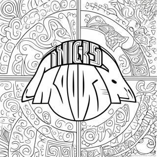 Knicks Coloring Pages