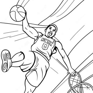 Knicks Coloring Pages