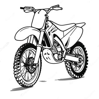 Honda Dirt Bike Coloring Page 53303-42162