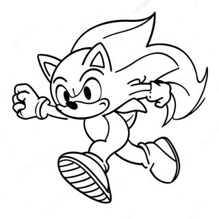 หน้าระบายสี Sonic The Hedgehog วิ่งเร็ว 5331-4237