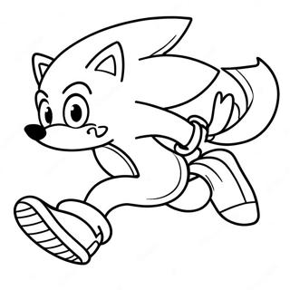 หน้าระบายสี Sonic The Hedgehog วิ่งเร็ว 5331-4238