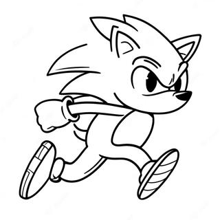 หน้าระบายสี Sonic The Hedgehog วิ่งเร็ว 5331-4239