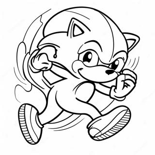 หน้าระบายสี Sonic The Hedgehog วิ่งเร็ว 5331-4240