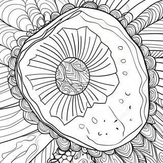 Sparkling Geode Coloring Page 53354-42209