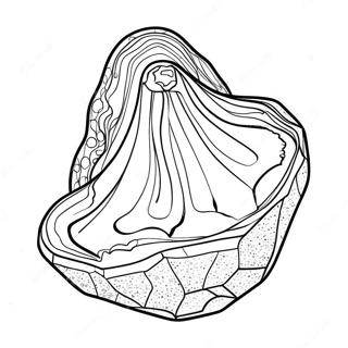 Sparkling Geode Coloring Page 53354-42210