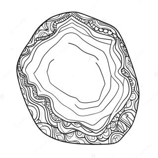 Sparkling Geode Coloring Page 53354-42211