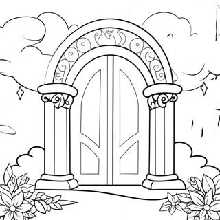 Magical Portal Coloring Page 53374-42238