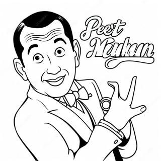 Pee Wee Herman Boyama Sayfası 53393-42232