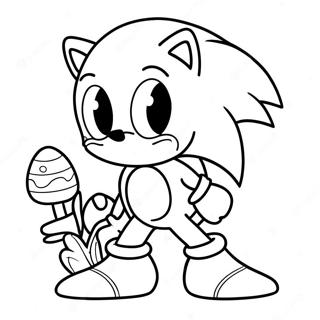 Sonic Easter Coloring Page 53413-42248