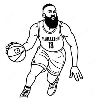 James Harden Slam Dunk Boyama Sayfası 53464-42295