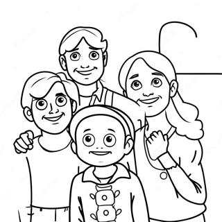 Full House Characters Coloring Page 53524-42349