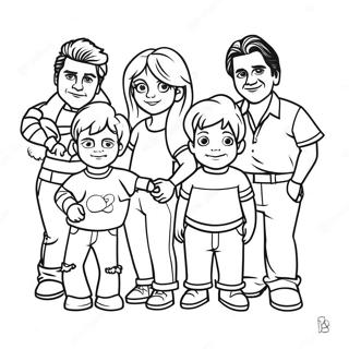 Full House Characters Coloring Page 53524-42351